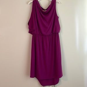 High low asymmetrical sleeve dress